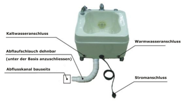 Foot spa basin 4101