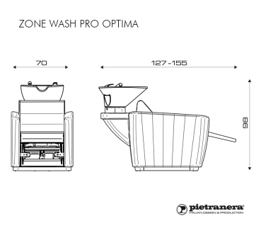 Waschsessel ZONE WASH PRO OPTIMA "PROMO"