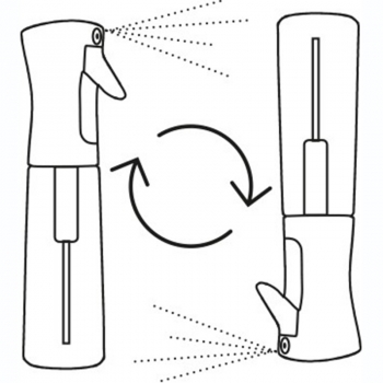 aerosprühflasche schwarz