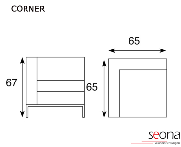 Wartesofa CORNER