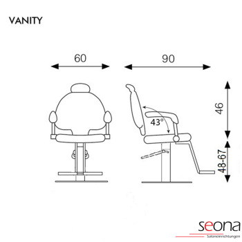 Unisex Stuhl VANITY