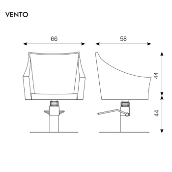 Coiffurestuhl VENTO